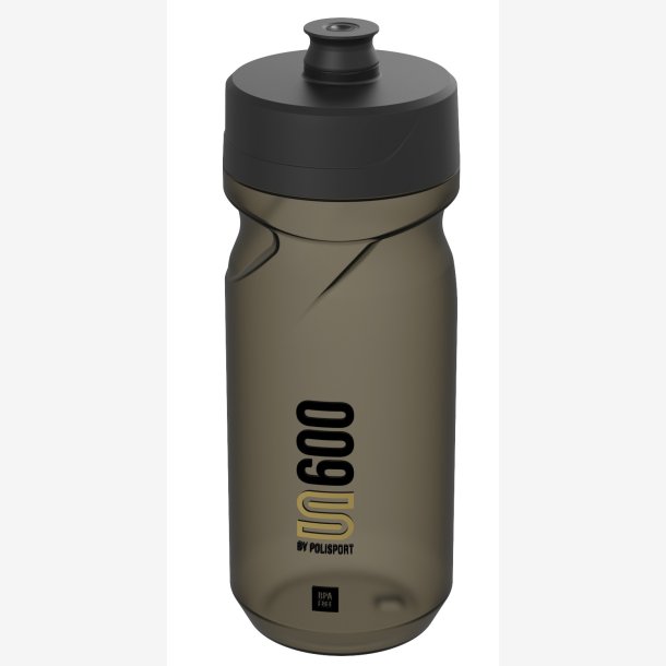 Screw-on-bottle Polisport S600 - 600ml restyle - transparent/black/black