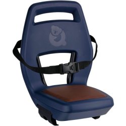 Barnestol Qibbel 6+ Junior med sikkerhedssele, fodsttter og sikkerhedsplader - bl/brun