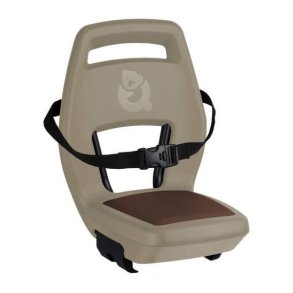 Barnestol Qibbel 6+ Junior med sikkerhedssele, fodsttter og sikkerhedsplader - cappuccino