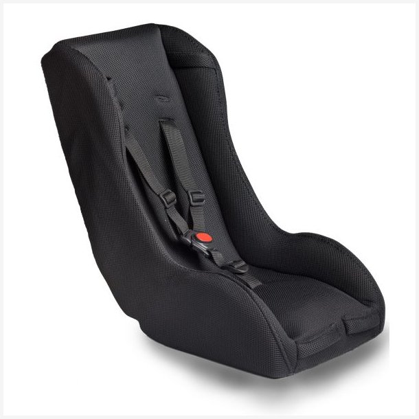 Baby &amp; sm�b�rns indsats til ladcykel eller cykelanh�nger Melia 4S Comfort - egnet til b�rn i alderen 7-18 m�neder - sort
