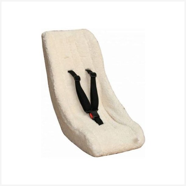 Melia Comfort Sheep babyindsats (2-9 mdr) � imiteret lammeskin - naturhvid