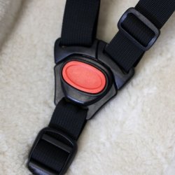 Baby indsats Edge CargoComfy - 0-9 m�neder - cremehvid - imiteret lammeskind