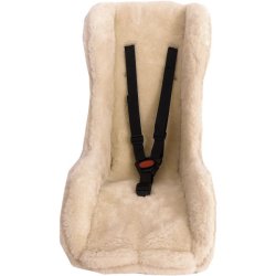 Baby indsats Edge CargoComfy - 0-9 m�neder - cremehvid - imiteret lammeskind