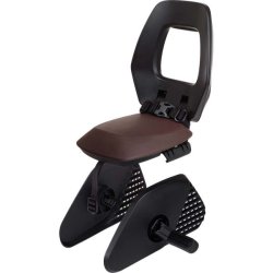 Bagcykelsde Bobike One Junior - sort/brun - bagagebrer rmontering