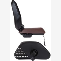 Bagcykelsde Bobike One Junior - sort/brun - bagagebrer rmontering