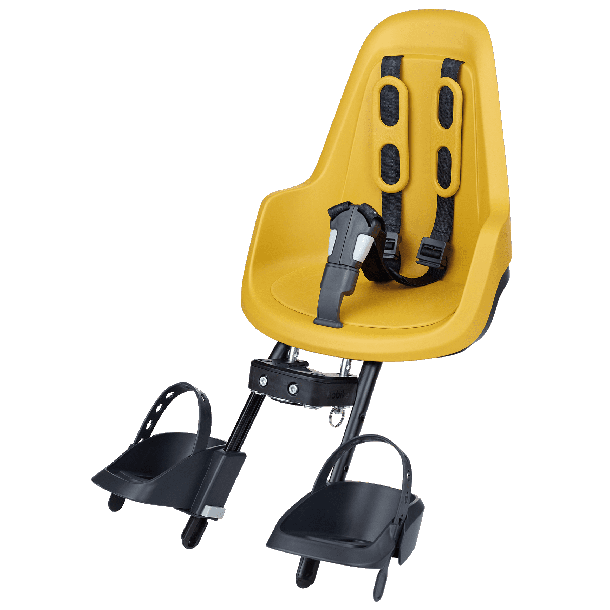 Bobike One Mini frontmonteret barnestol - sennep gul