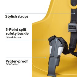 Bobike One Mini frontmonteret barnestol - sennep gul