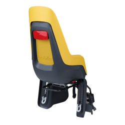 Bagcykelsde Bobike One Maxi 1P &amp; EB-D med stel og holdermontering - mgtig sennep