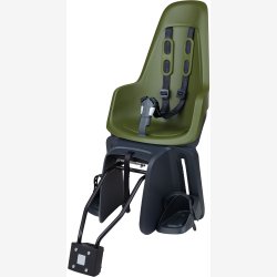 Bagcykels�de Bobike One Maxi 1P med stelmontering - olivengr�n