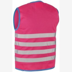 Wowow reflekterende vest til b�rn L - pink