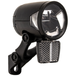 Forlygte Herrmans H-Black MR8 dynamo - on/off function - with bracket - 180 lumen