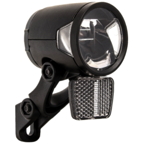 Forlygte Herrmans H-Black MR8 dynamo - on/off function - with bracket - 180 lumen
