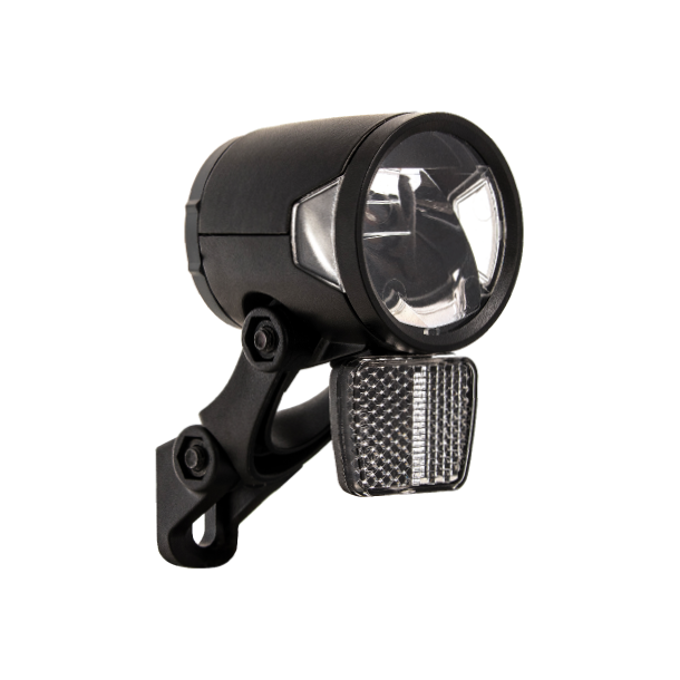Forlygte Herrmans H-Black MR8 dynamo - on/off function - with bracket - 180 lumen