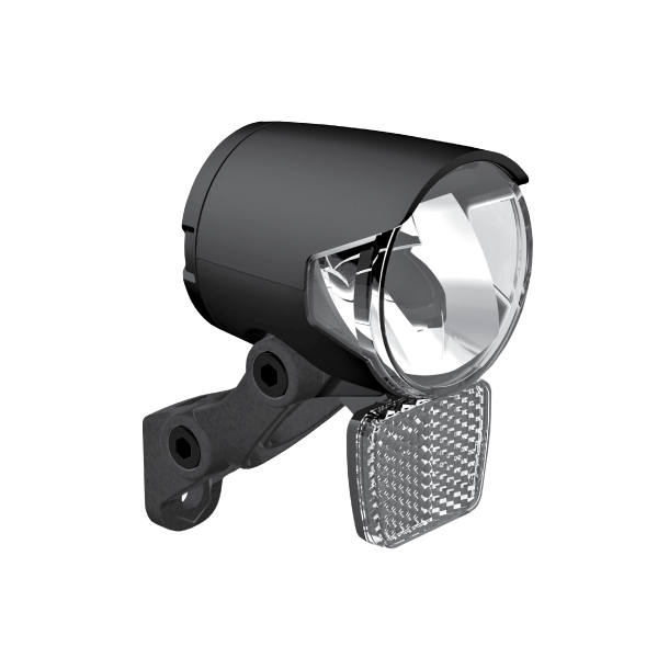 Forlygte Herrmans H-Black MR4 dynamo - on/off function - with bracket - 100/120 lumen