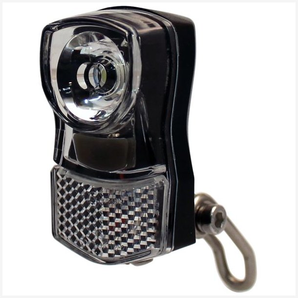 Forlygte Marwi UN-4800 LED - med batterier - sort