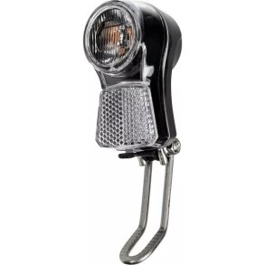 Cykel forlygte Edge Swift 2.0 - 1 LED med reflektion - inkl. batterier