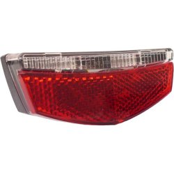 Baglygte Edge City Slimline - 50/80mm - inkl. batterier