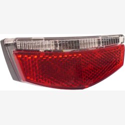 Baglygte Edge City Slimline - 50/80mm - inkl. batterier