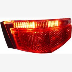 Baglygte Edge City Slimline - 50/80mm - inkl. batterier