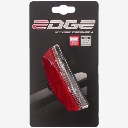 Baglygte Edge City Slimline - 50/80mm - inkl. batterier