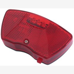 Baglygte til cykel Edge City - 3 LEDs inkl. batterier