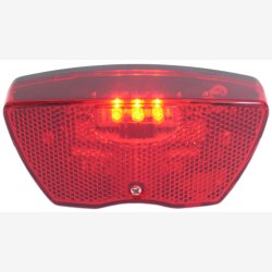 Baglygte til cykel Edge City - 3 LEDs inkl. batterier