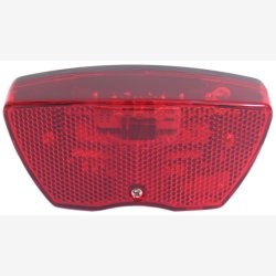 Baglygte til cykel Edge City - 3 LEDs inkl. batterier