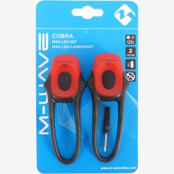 Led-Lighteningset M-WAVE Front/Rear Cobra