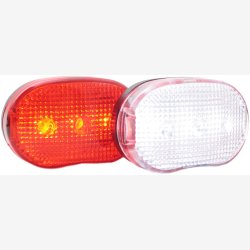 LED lygtest Edge City - 3 LED - for + bag - inklusive batterier