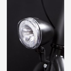 Forlygte Spanninga Swingo XB LED med reflektor/batterier - sort