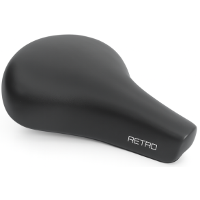 Cykel sadel Edge City Retro - sort (v�rkstedsemballage)