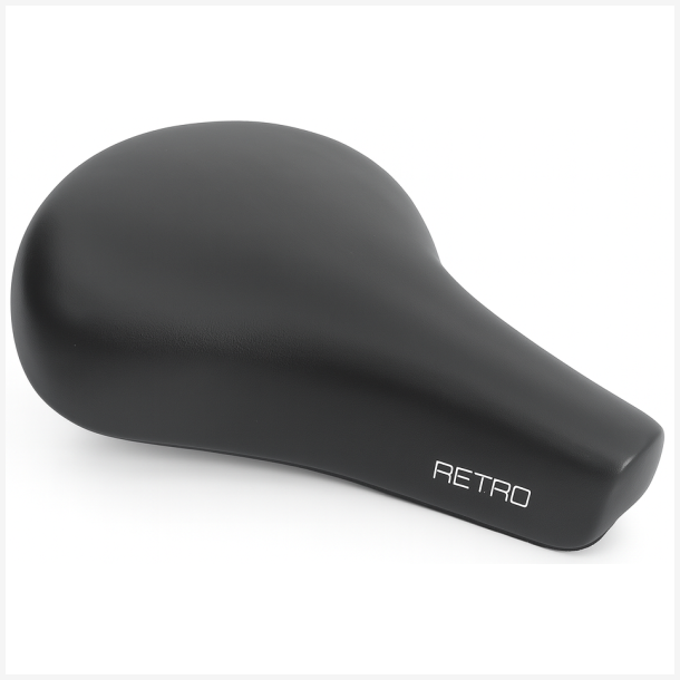 Cykel sadel Edge City Retro - sort (v�rkstedsemballage)