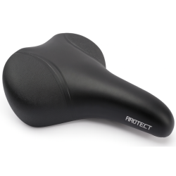 Cykelsadel Edge City Protect med hjrnebeskyttelse - sort