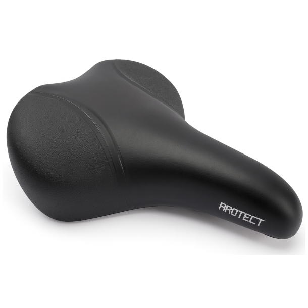 Cykelsadel Edge City Protect med hjrnebeskyttelse - sort