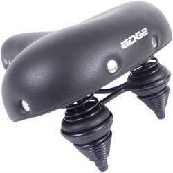 Cykelsadel Edge Urban - sort