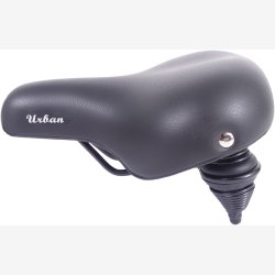 Cykelsadel Edge Urban - sort