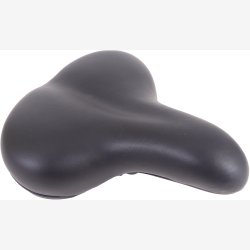 Cykelsadel Edge Urban City - sort