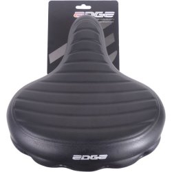 Cykelsadel Edge Urban XL Wave - sort
