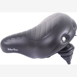 Cykelsadel Edge Urban XL Wave - sort