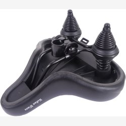 Cykelsadel Edge Urban XL Wave - sort