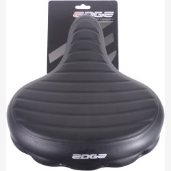 Cykelsadel Edge Urban XL Wave - sort