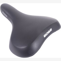 Cykelsadel Edge Towny med memoryskum - sort