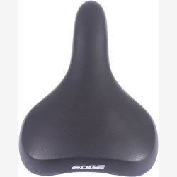 Cykelsadel Edge Towny med memoryskum - sort