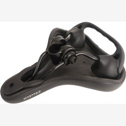 Cykelsadel E-bike Edge Electra med h�ndtag og opbevaringsplads til Apple Air Tag - sort