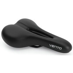 Cykelsadel Edge Vento - unisex - sort