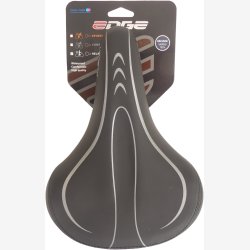 Saddle Edge Veneto incl. Pick-up bracket and rear light - black