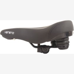 Saddle Edge Veneto incl. Pick-up bracket and rear light - black