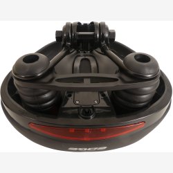 Saddle Edge Veneto incl. Pick-up bracket and rear light - black