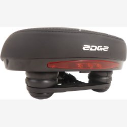 Saddle Edge Veneto incl. Pick-up bracket and rear light - black