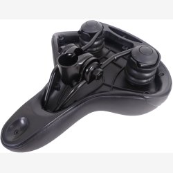 Cykelsadel Edge City Soft inkl. sadelstrop - sort